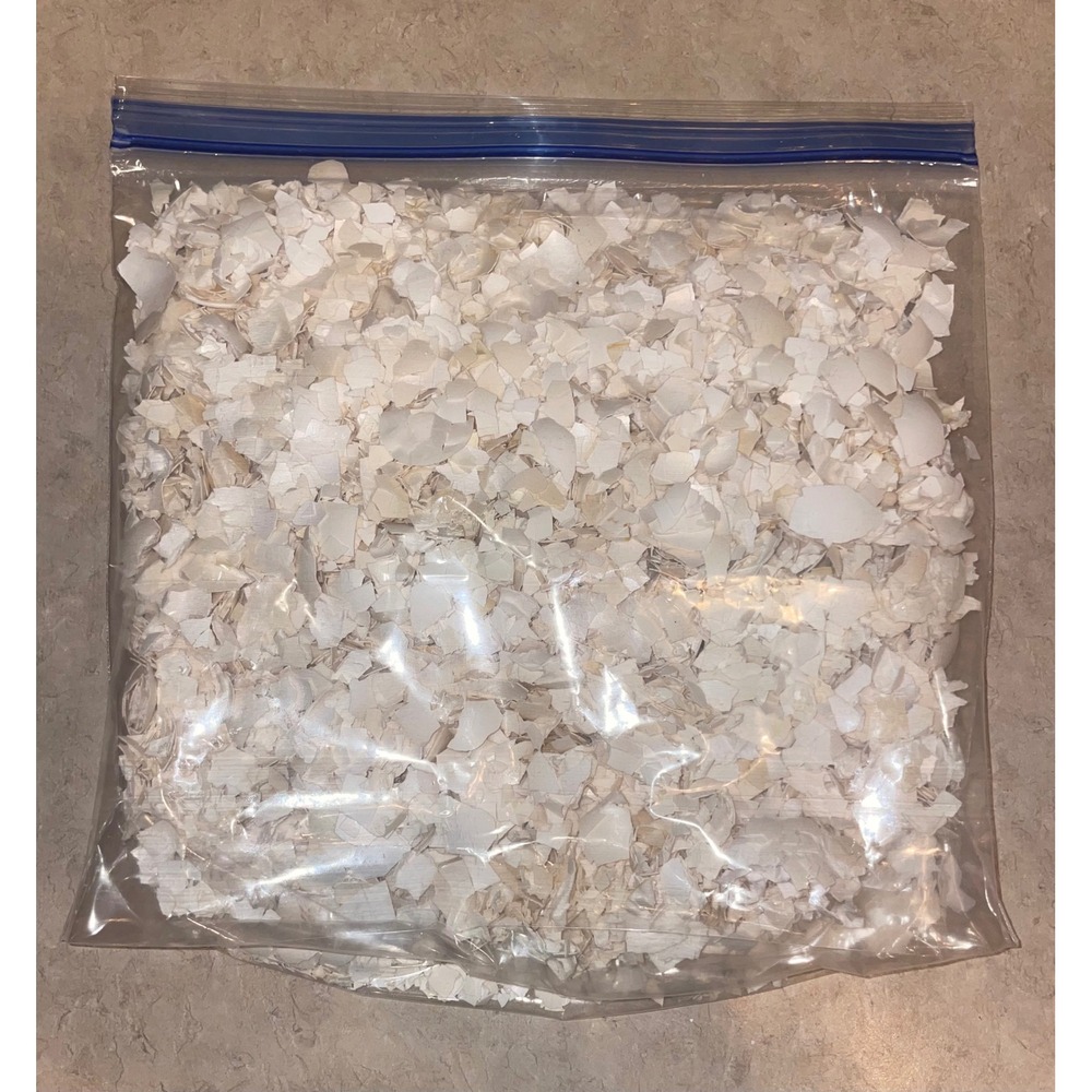 Crushed Eggshells for Garden Fertilizer Compost Calcium Soil 1 pound - 1 Gal bag